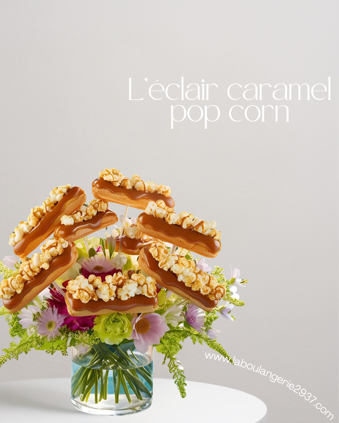 L'éclair caramel pop corn